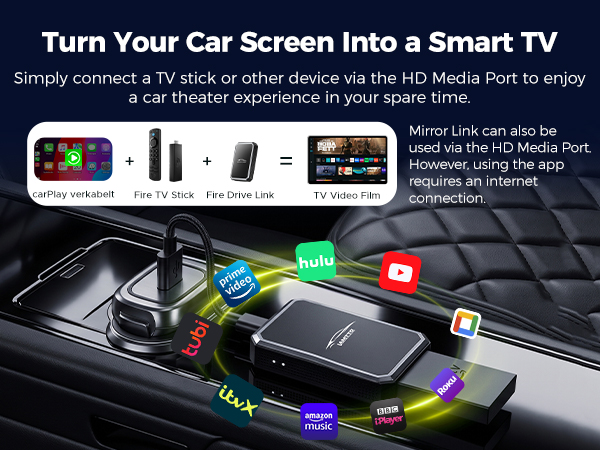 Turn Your Car Screen Into a Smart TV