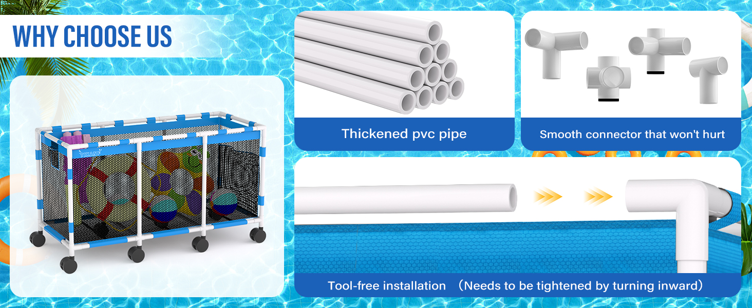 Pool Storage Bin