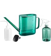 Watering Can Indoor Plants Watering Can Long Spout with Shower Head 1/2 Gallon Watering Can Set f...