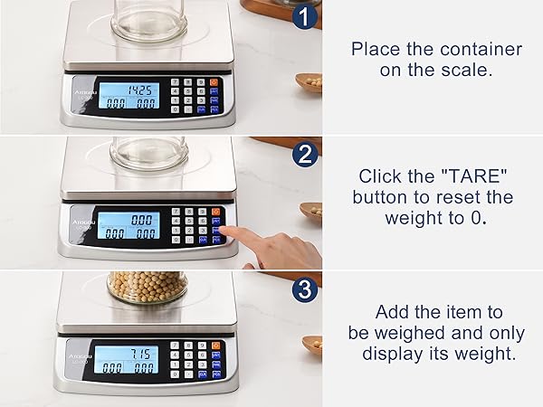 ATOGOU Large Digital Kitchen Scale