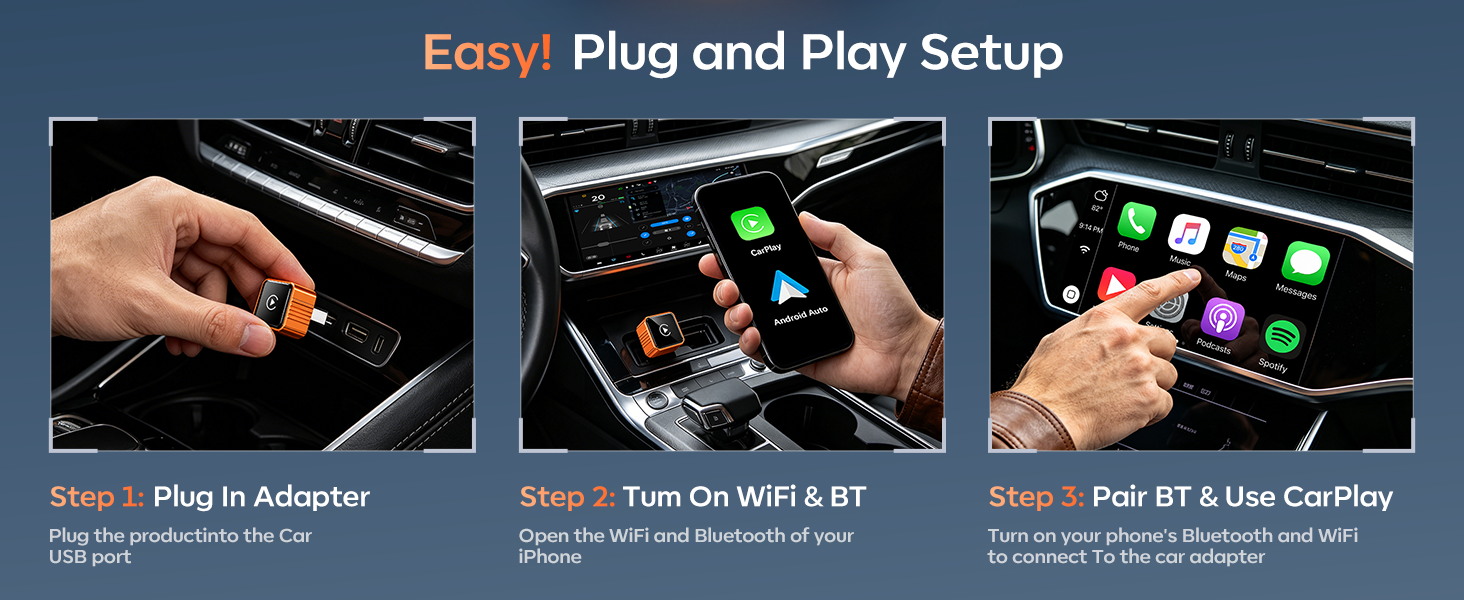 wireless carplay adapter for iphone