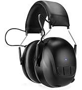 Kalence Bluetooth 5.4 Hearing Protection with 120H Working Time, 30dB Safety Earmuffs, Rechargeab...