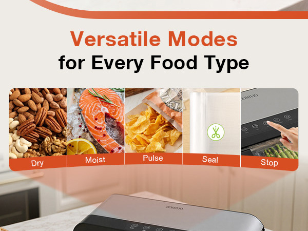 Dry &amp; Moist Modes for All Food Types