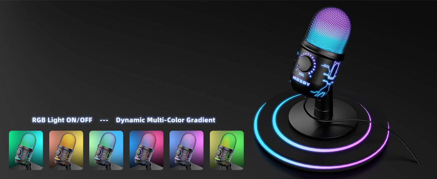 V5 USB RGB microphone
