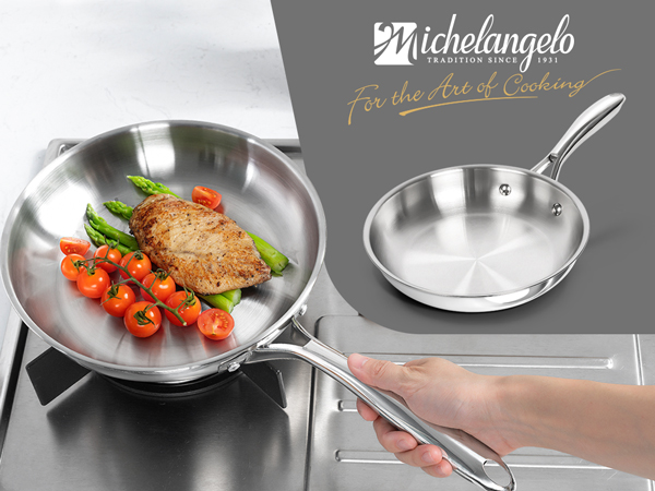 Stainless Steel Frying Pan 8 inch