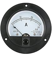 Baomain Ammeter 65C5 Ampere Panel Meter Analog Ammeter Built-In Shunt DC 0-30 A Class 2.5 CE Listed