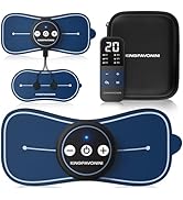 KingPavonini Wireless TENS Unit Muscle Stimulator with Remote, 2 Units TENS Machine for Pain Reli...