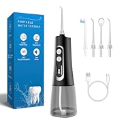 Reva Smart Cordless Water Flosser for Teeth, USB Rechargeable Oral Irrigator with HD Display, 300...