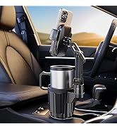 Cup Holder Phone Holder,Phone Holders for Your Car,2 in 1 Universal Multi Car Cupholder Expander ...