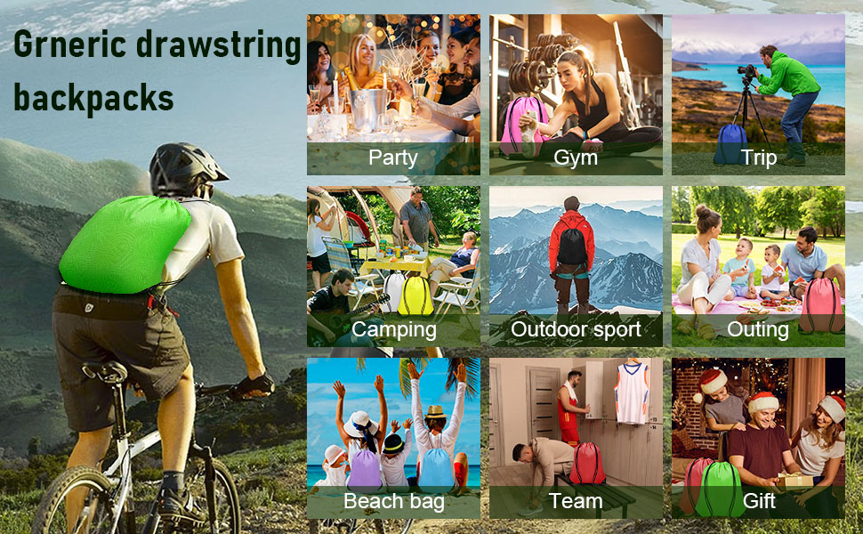 drawstring backpack