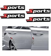4PCS Sports Car Door Edge Guards,Anti-Collision Car Bumper Protector with Strong Adhesive Tape Ca...