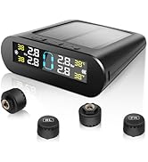 Avutrel Tire Pressure Monitoring System (TPMS) Solar/USB Charger, Trailer Tire Pressure Monitorin...