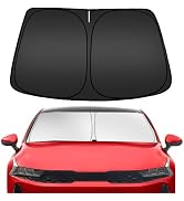 ARISMOTOR Windshield Sun Shade for Sonata 2020-2025/Kia K5 2021-2025, Custom Fit Foldable Front W...