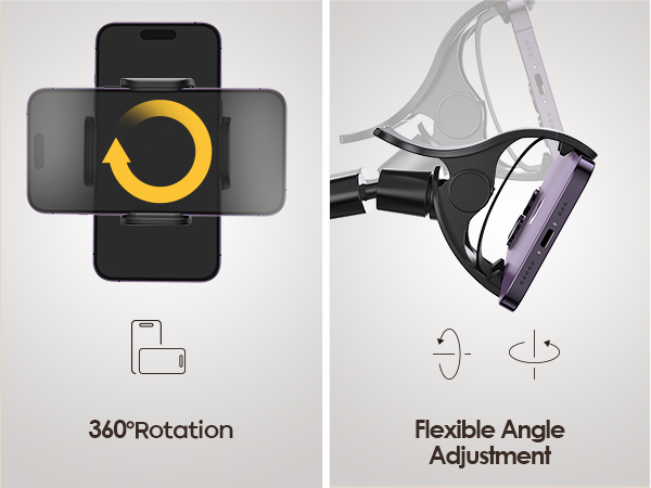 Lamicall Gooseneck Phone iphone Holder Bed mount headbroad