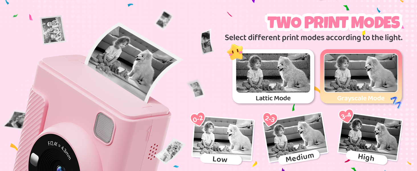 Kids Camera Instant Print