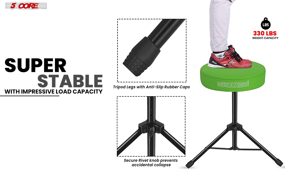 Drum Throne Padded Guitar Stool Music Chair for Adults and Kids