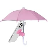 HZZADZXW Cell Phone Umbrella for Sun Shade, Universal Adjustable Stand with Cute Piggy Suction Cu...