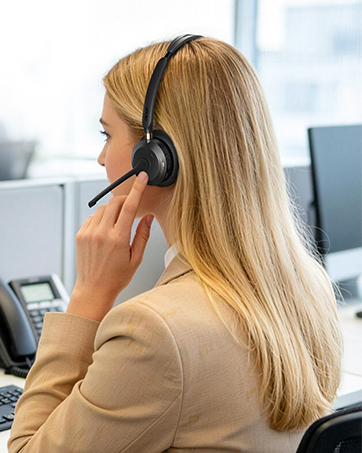 wireless headset with mic for work, bluetooth work headset with microphone for pc