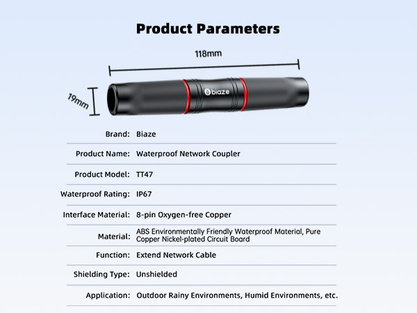 Waterproof RJ45 Coupler