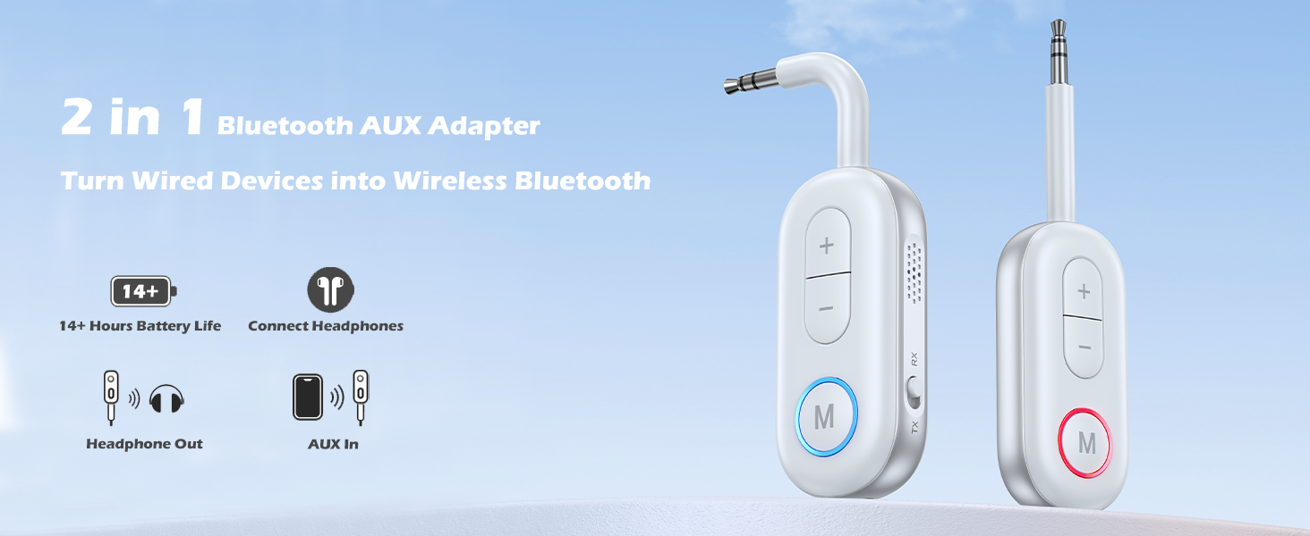 Multi-device Aux Bluetooth Adapter
