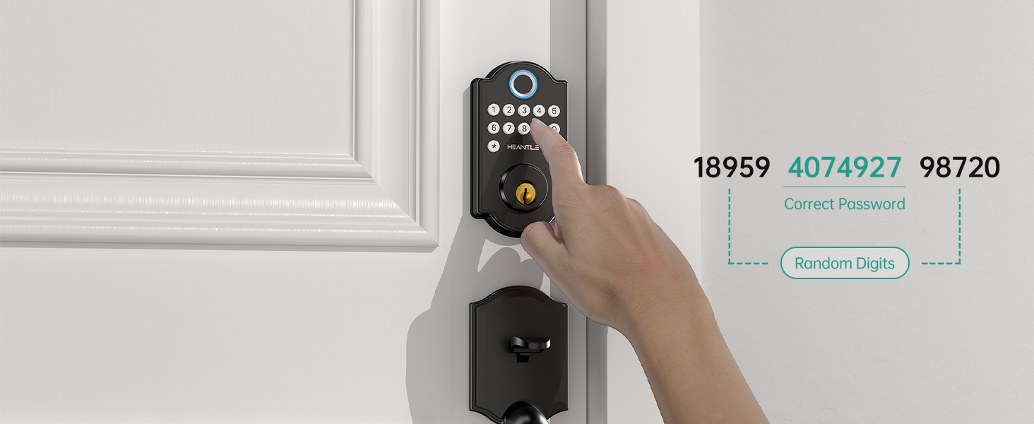 smart front door lock set
