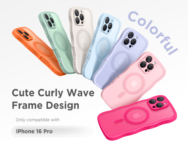 Magnetic for iPhone 16 Pro Case with MagSafe Military Grade Drop Protection Full Camera Protect