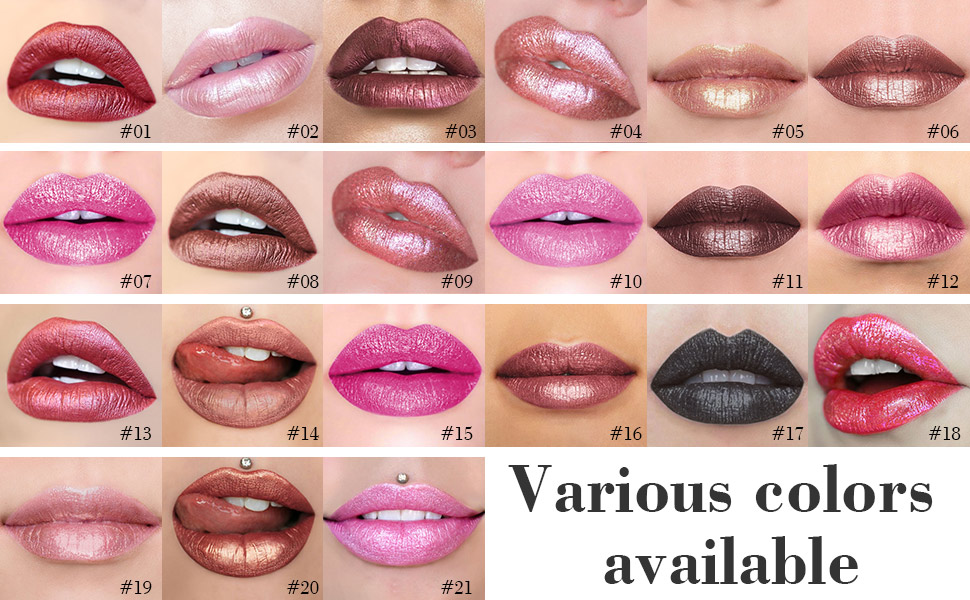Kaely 2in1 Metallic Lipstick and Lip Liner