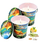 Novalunae Citronella Candles Outdoor, 240H Large Soy Citronella Candles, 42.4oz Outdoor Candle fo...