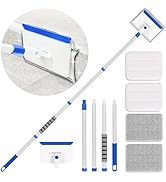 Baseboard Cleaner Tool with Handle, Wall Cleaner with Extendable Long Handle ,Door Frame Cleaning...
