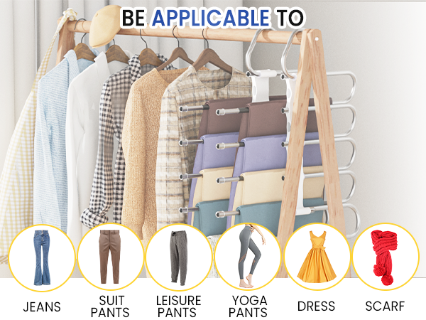 outfit strong blanket dress Whitepants hangers plastic non slip adult