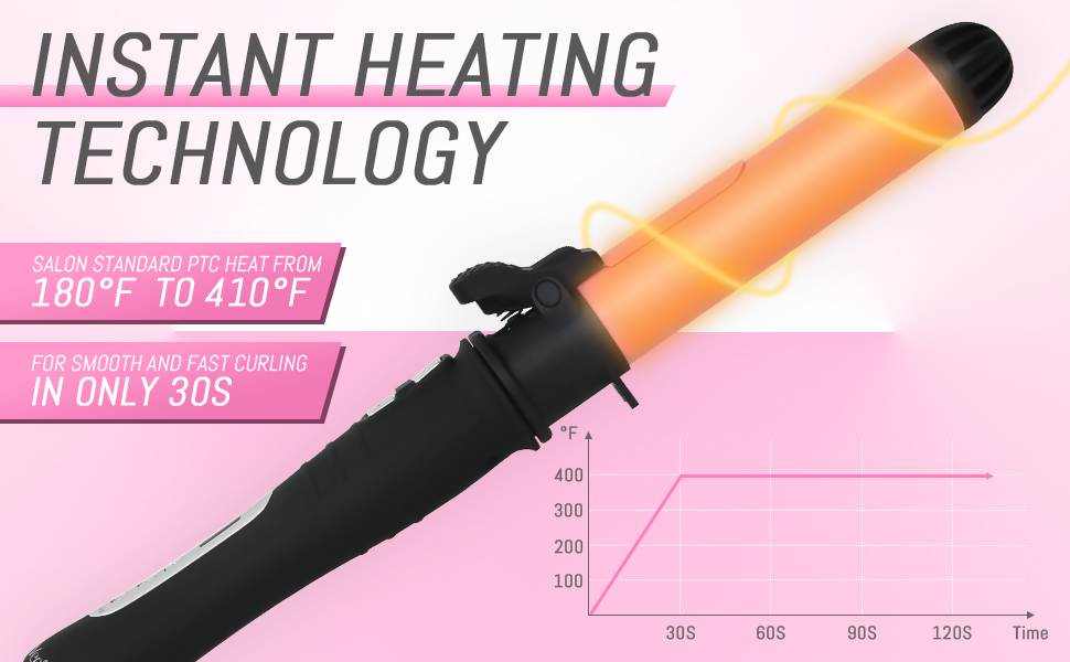 Curling Wand for Long Hair