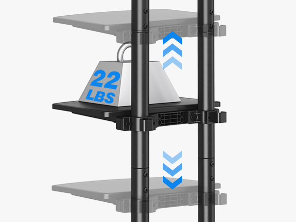 Rolling TV Stand