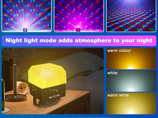 2 in 1 Disco Ball Effect and Night Light