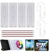 4pcs Lithophane Led Backlight Board Kit KC009 KC010 for Bambu Lab H2D/X1/P1P/A1 LED Light Board L...