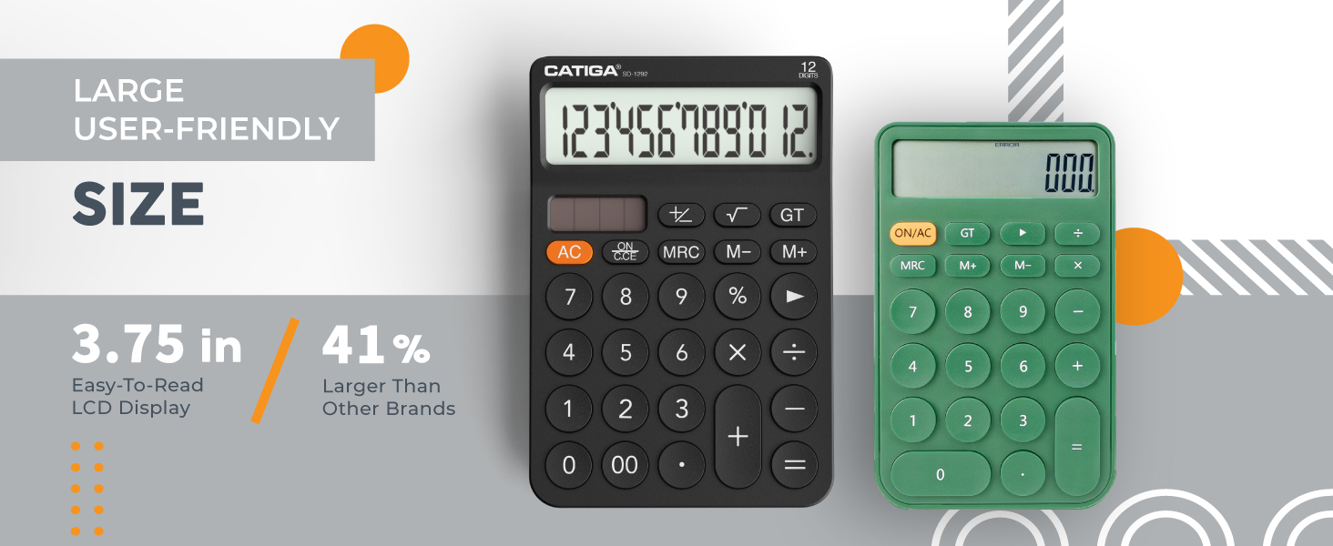 4 function desktop calculator large big buttons office calculators big display calculator