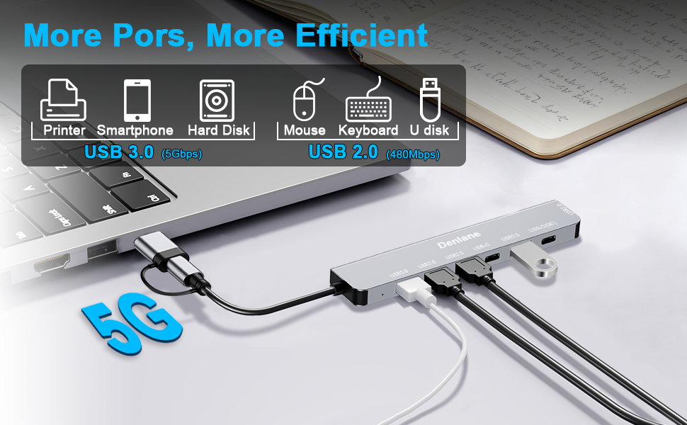 USB HUB FOR LAPTOP