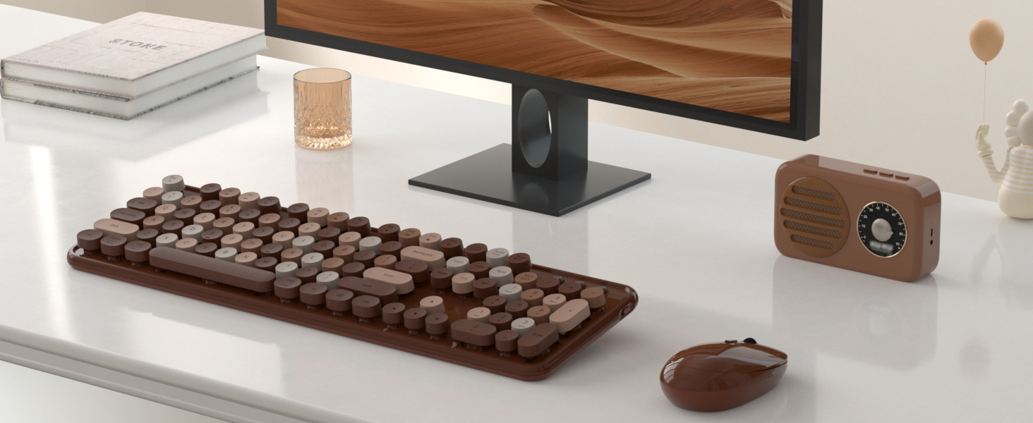 colorful keyboard mouse