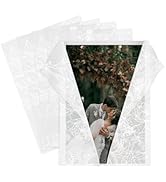 Floral Vellum Jackets for 5x7 Invitations, Goefun 115GSM Pre-Folded Vellum Paper 5x7, 120 Pack In...