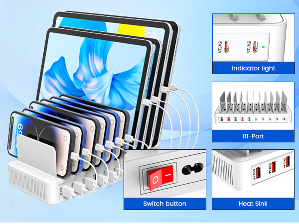  ipad charging station