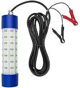 Fishing Light Underwater 12V 300W 35000LM Green Led Submersible Night Ice Squid Crappie Waterproo...