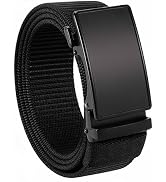 CHAOREN Nylon Ratchet Belts for Men - Casual Golf Web Belt Men - Automatic Adjustable Buckle Fit ...