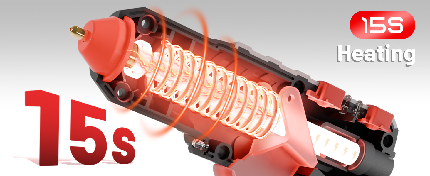 15s rapidly heating