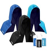 CHEMLUK Cooling Rags for Neck: UPF50 Cooling Hoodie Towel with Case 3 Packs | Quick Dry, Chemical...
