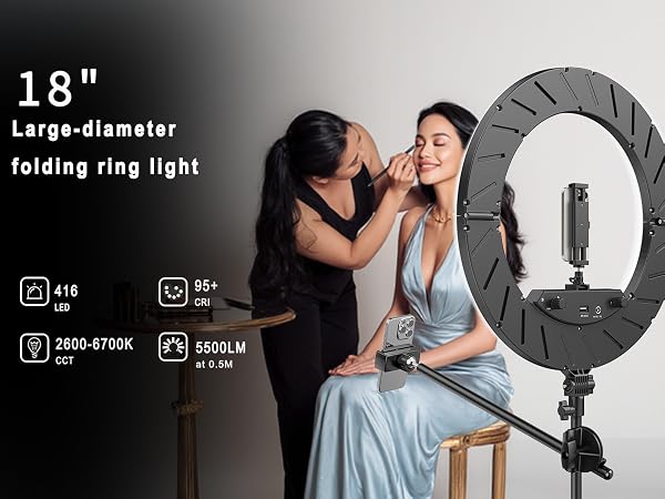 Bzyltrux 18 in ring light