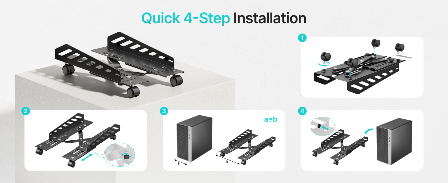 computer stand for desktop