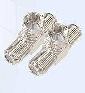 F-Type Connector RG6 Coax Cable Splitter adapter