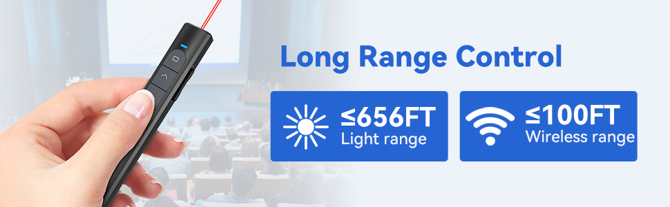 powerpoint clicker with laser pointer