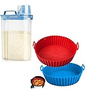 Viretec Rice Airtight Storage Container + Viretec Air Fryer Silicone Liners