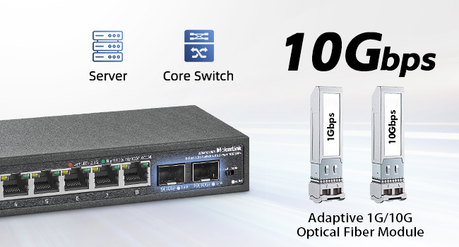 8-Port 2.5G Ethernet Switch with 2-Port 10G SFP+