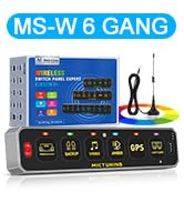 MS-W6 GANG SWITCH PANEL